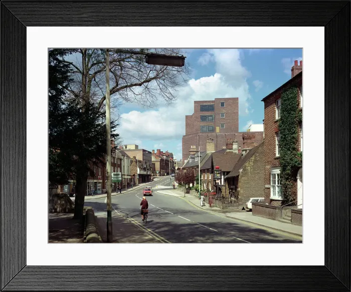 Framed Print : Wellingborough - Sheep Street Framed Print : Wellingborough - Sheep Street