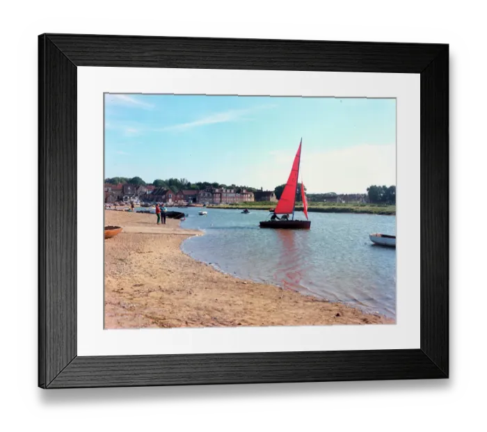 Framed Print : Blakeney - From the Carnser Framed Print : Blakeney - From the Carnser