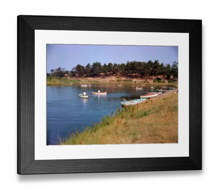 Framed Print : Wells-next-the-Sea - Boating lake, Abraham's Bosom Framed Print : Wells-next-the-Sea - Boating lake, Abraham's Bosom