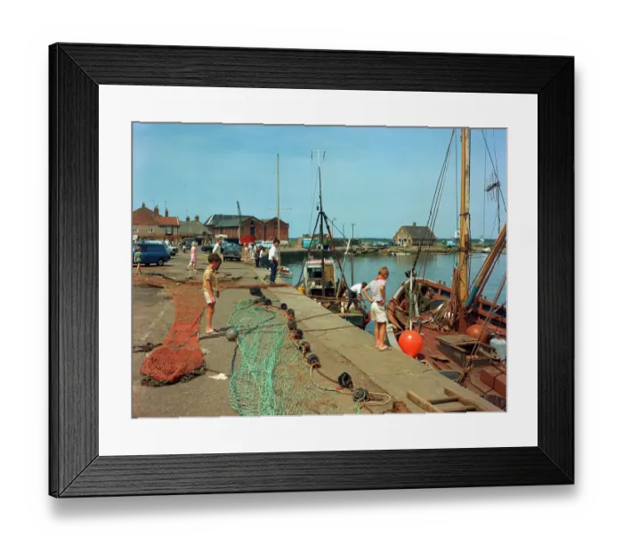 Framed Print : Wells-next-the-Sea - The quay Framed Print : Wells-next-the-Sea - The quay