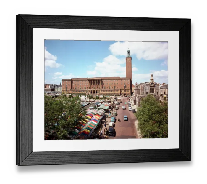 Framed Print : Norwich - City Hall and Guildhall Framed Print : Norwich - City Hall and Guildhall