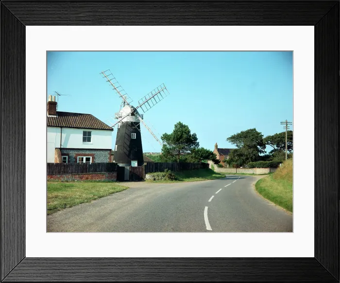 Framed Print : Mundesley-on-Sea - Paston Mill Framed Print : Mundesley-on-Sea - Paston Mill