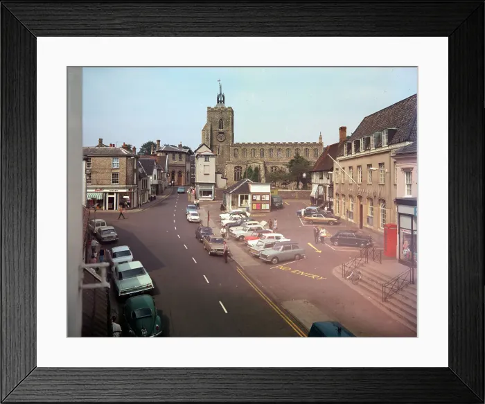 Framed Print : Diss - The Market Place Framed Print : Diss - The Market Place