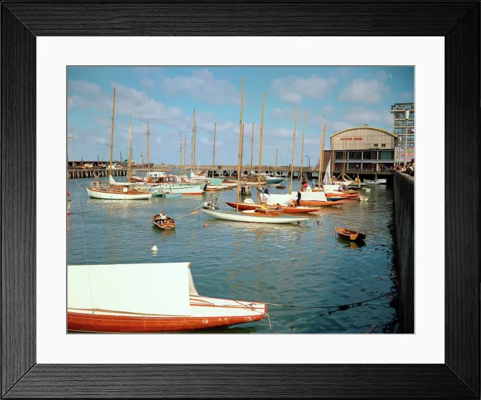 Framed Print : Lowestoft - The Yacht Basin Framed Print : Lowestoft - The Yacht Basin