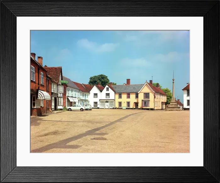 Framed Print : Lavenham - The Market Place Framed Print : Lavenham - The Market Place