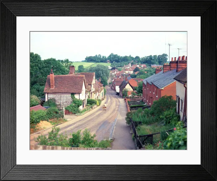 Framed Print : Kersey - The village Framed Print : Kersey - The village