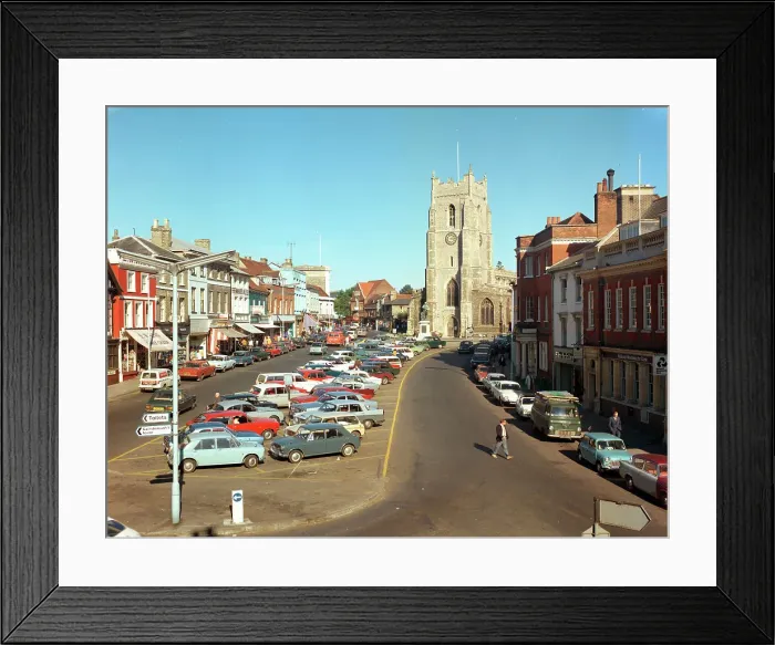 Framed Print : Sudbury - Market Hill Framed Print : Sudbury - Market Hill