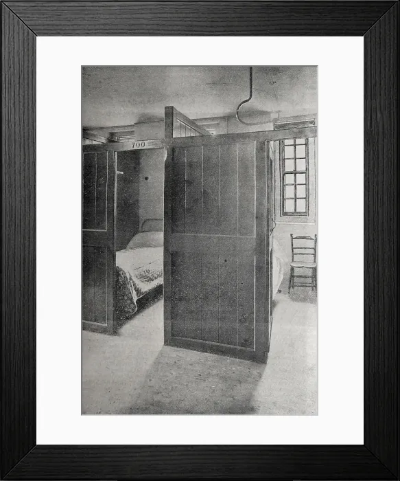 Framed Print : Rowton House, Newington Butts - Cubicles