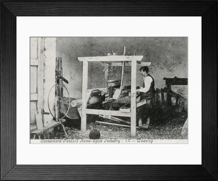 Framed Print : Connemara, Peasant, Home-Spun, Industry Framed Print : Connemara, Peasant, Home-Spun, Industry
