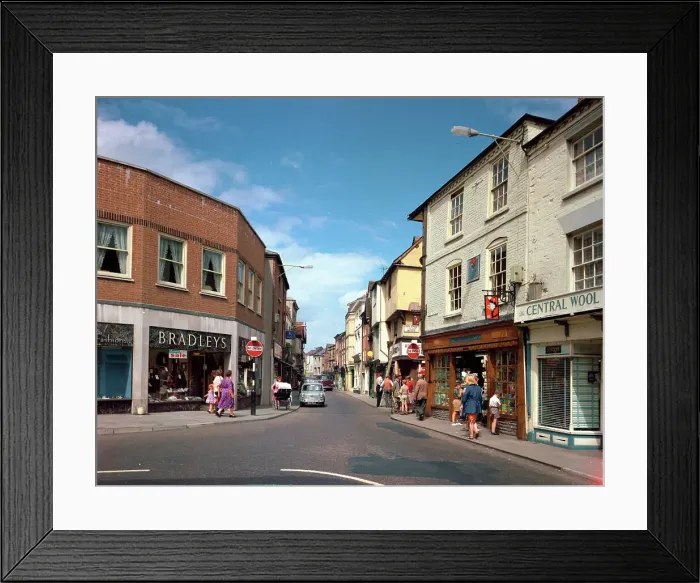 Framed Print : High Street, Leominster Framed Print : High Street, Leominster