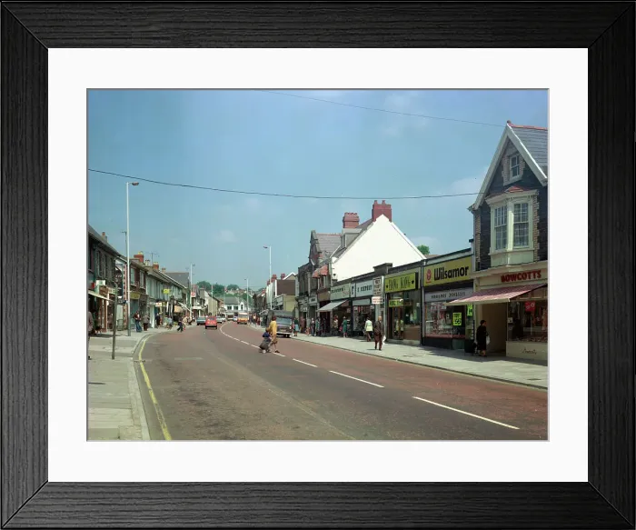 Framed Print : High Street, Blackwood Framed Print : High Street, Blackwood