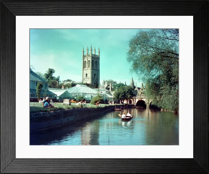 Framed Print : Magdalen Tower and Bridge, Oxford Framed Print : Magdalen Tower and Bridge, Oxford