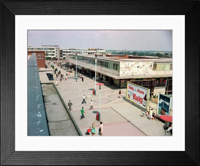 Framed Print : Broad Walk, Harlow Framed Print : Broad Walk, Harlow