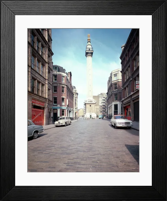 Framed Print : The Monument, London Framed Print : The Monument, London