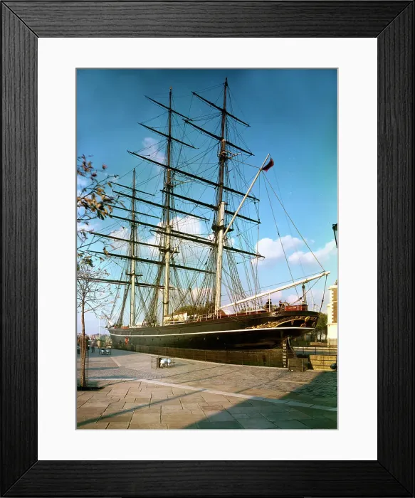 Framed Print : The Cutty Sark sailing clipper, Greenwich Framed Print : The Cutty Sark sailing clipper, Greenwich