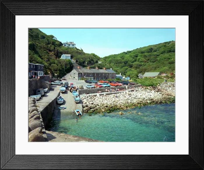 Framed Print : View from the quay, Lamorna Cove Framed Print : View from the quay, Lamorna Cove