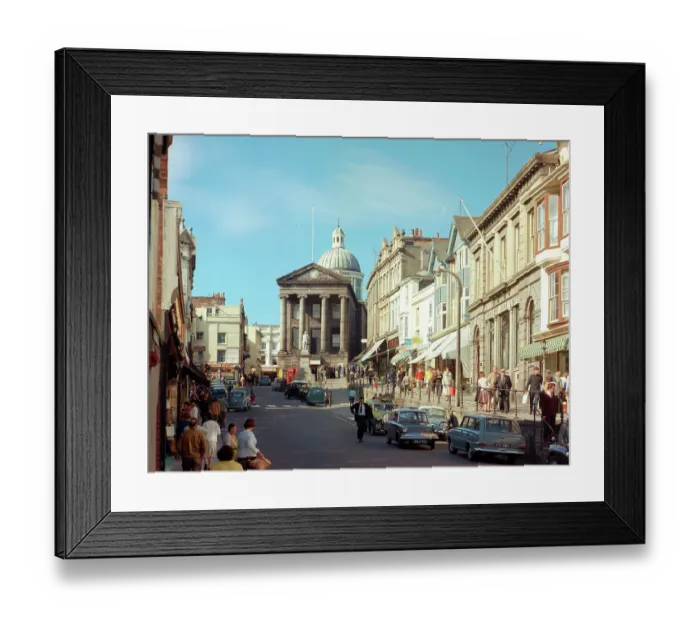 Framed Print : Market Jew Street, Penzance Framed Print : Market Jew Street, Penzance