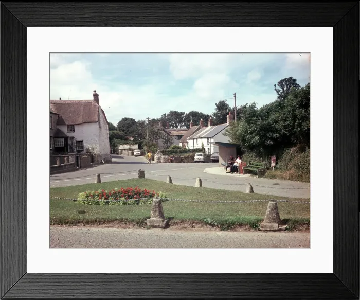 Framed Print : The village, Crantock Framed Print : The village, Crantock