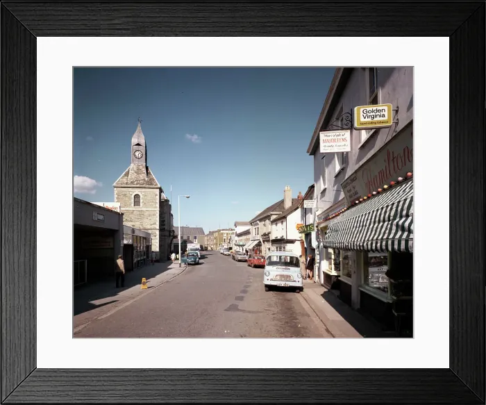 Framed Print : The Platt and Town Hall, Wadebridge Framed Print : The Platt and Town Hall, Wadebridge