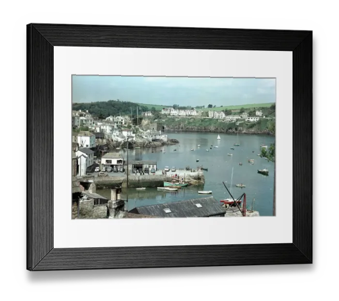 Framed Print : Polruan Quay, Fowey Framed Print : Polruan Quay, Fowey