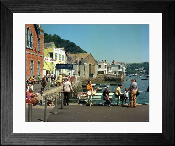 Framed Print : Town Quay, Fowey Framed Print : Town Quay, Fowey