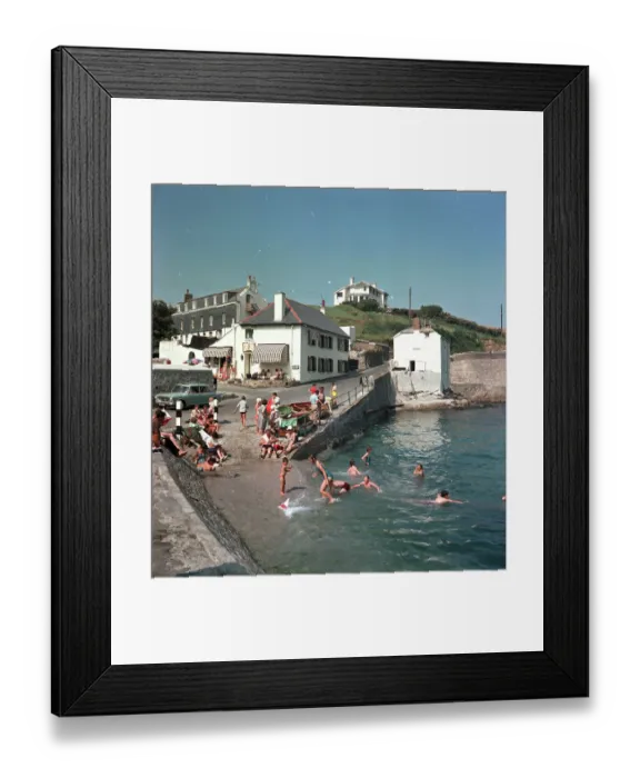 Framed Print : Portmellon village, Mevagissey Framed Print : Portmellon village, Mevagissey