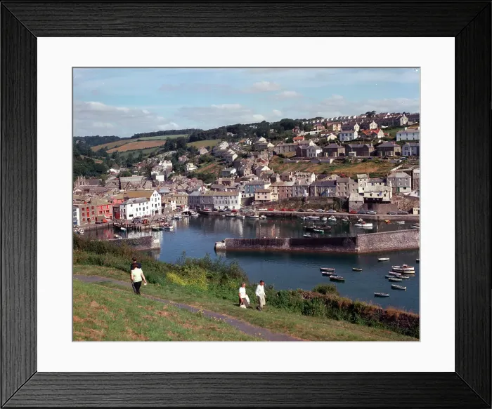 Framed Print : View from Polkirt Hill, Mevagissey Framed Print : View from Polkirt Hill, Mevagissey