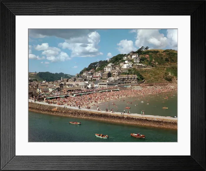 Framed Print : The Beach, East Looe, Looe Framed Print : The Beach, East Looe, Looe