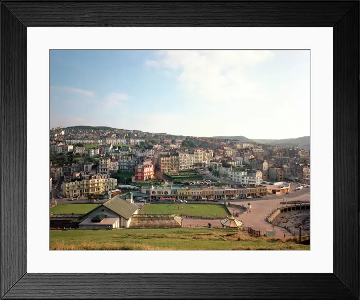 Framed Print : Town from the Capstone, Ilfracombe Framed Print : Town from the Capstone, Ilfracombe