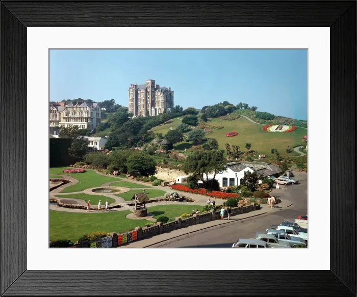 Framed Print : Southern Slopes Gardens, Ilfracombe Framed Print : Southern Slopes Gardens, Ilfracombe
