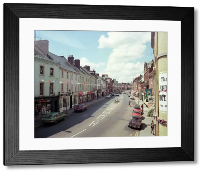 Framed Print : High Street, Crediton Framed Print : High Street, Crediton