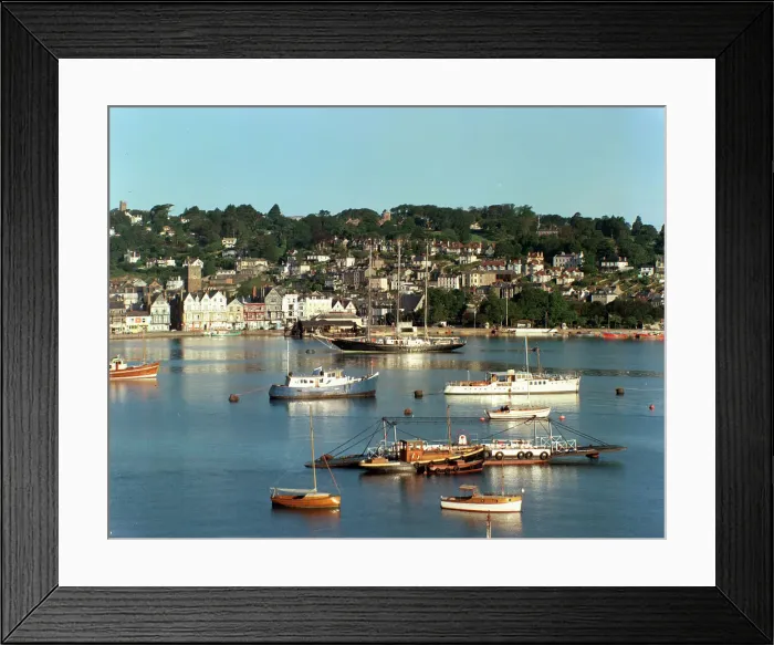 Framed Print : Dartouth from Kingswear, Dartmouth Framed Print : Dartouth from Kingswear, Dartmouth