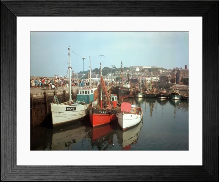 Framed Print : The Inner Harbour, Brixham Framed Print : The Inner Harbour, Brixham