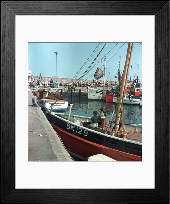 Framed Print : The Quay, Brixham Framed Print : The Quay, Brixham