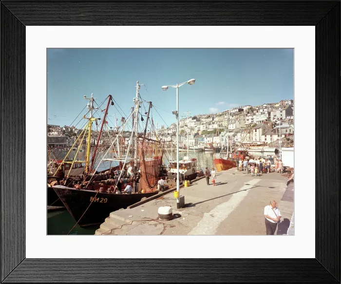 Framed Print : The Harbour, Brixham Framed Print : The Harbour, Brixham