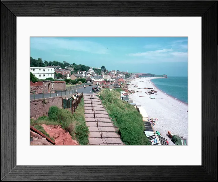 Framed Print : View from West Cliff, Budleigh Salterton Framed Print : View from West Cliff, Budleigh Salterton