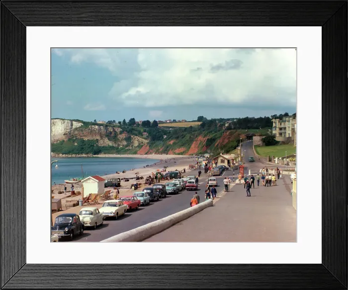 Framed Print : The esplanade, Seaton