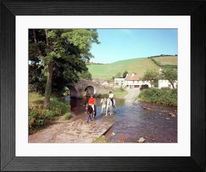Framed Print : The Ford, Malsmead Farm, Exmoor Framed Print : The Ford, Malsmead Farm, Exmoor
