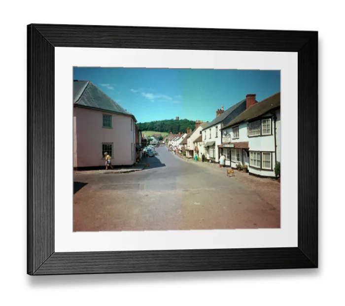 Framed Print : High Street, Dunster Framed Print : High Street, Dunster