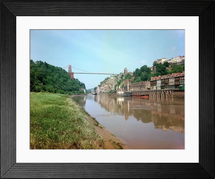 Framed Print : Avon Gorge and Clifton Suspension Bridge, Bristol Framed Print : Avon Gorge and Clifton Suspension Bridge, Bristol