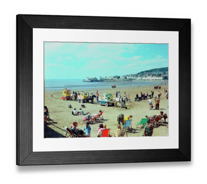 Framed Print : The sands, Weston-super-Mare Framed Print : The sands, Weston-super-Mare