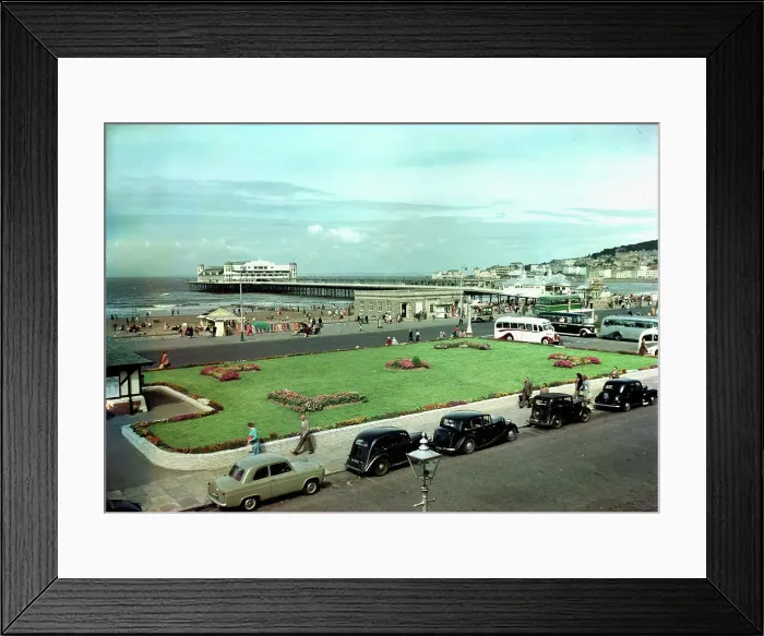 Framed Print : The Lawn and Grand Pier, Weston-super-Mare Framed Print : The Lawn and Grand Pier, Weston-super-Mare