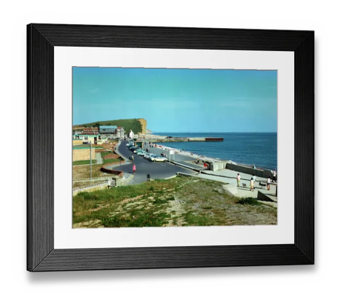 Framed Print : The promenade, West Bay Framed Print : The promenade, West Bay