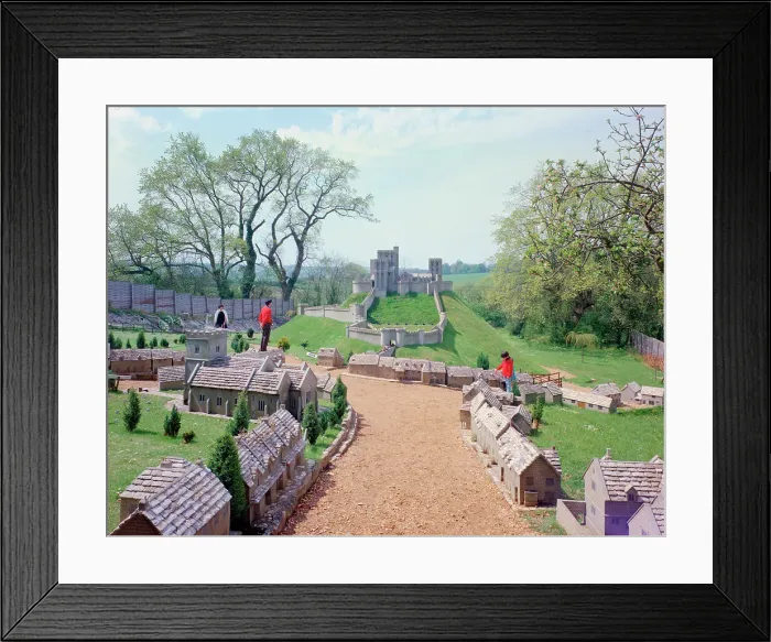 Framed Print : The Model Village, Corfe Castle Framed Print : The Model Village, Corfe Castle