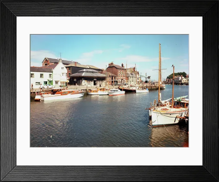 Framed Print : The harbour, Weymouth Framed Print : The harbour, Weymouth