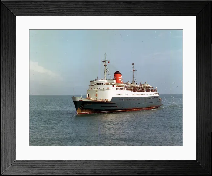 Framed Print : British Rail Cross Channel Steamer, Weymouth Framed Print : British Rail Cross Channel Steamer, Weymouth