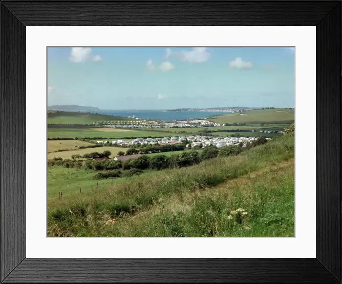 Framed Print : Weymouth Bay from Preston, Weymouth Framed Print : Weymouth Bay from Preston, Weymouth