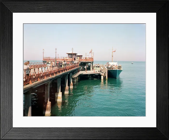 Framed Print : The pier, Swanage Framed Print : The pier, Swanage