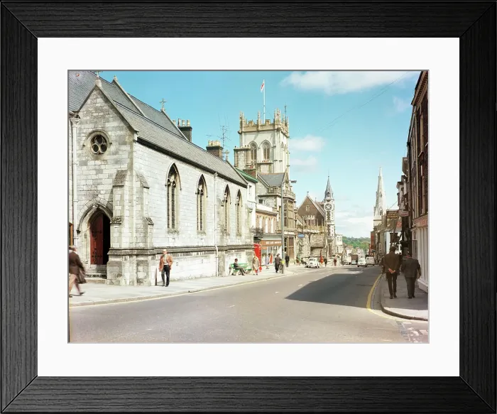 Framed Print : High West Street, Dorchester Framed Print : High West Street, Dorchester