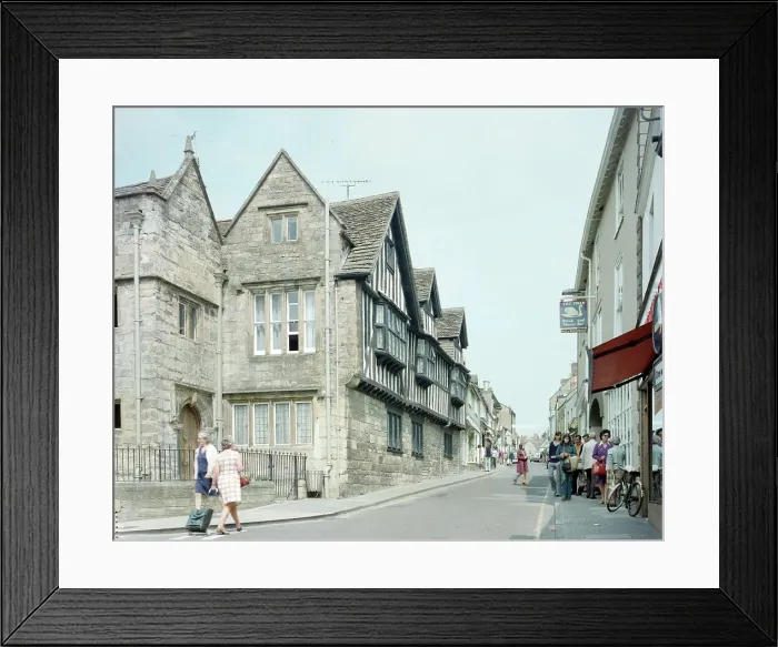 Framed Print : Cheap Street, Sherborne Framed Print : Cheap Street, Sherborne